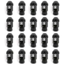 Set Nuts OMP 7075 M12 x 1,25 40 mm 20 uds Black