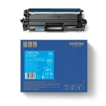 Cartouche d'encre originale Brother TN-821XLC Cyan