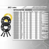 Ensemble de séparateurs OMP OMPS08862001 5 x 120 74,1 M12 x 1,50 60 mm