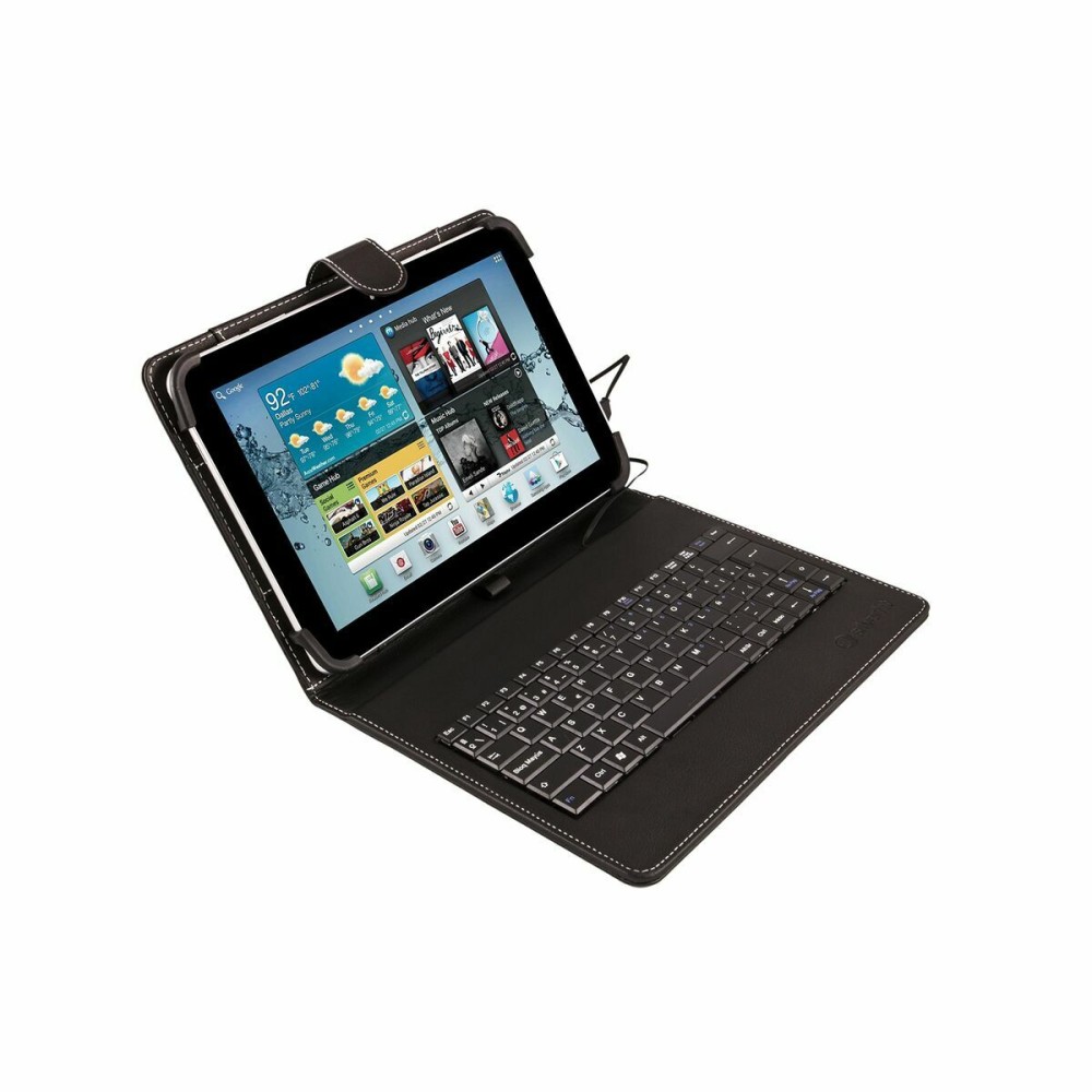 Housse pour Tablette et Clavier Silver Electronics 111916040199 Espagnol Qwerty 9"-10.1"