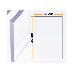 Plaque Compossar Transparent Polycarbonate 4 mm 20 x 30 cm