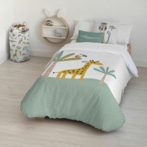 Nordic cover Kids&Cotton Jeddah Big White Mint 175 Threads 180 x 220 cm 180 x 240 cm