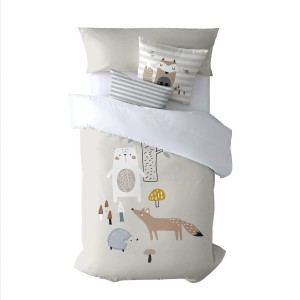 Housse de Couette Kids&Cotton Kenai Big Multicouleur 175 Fils 180 x 220 cm