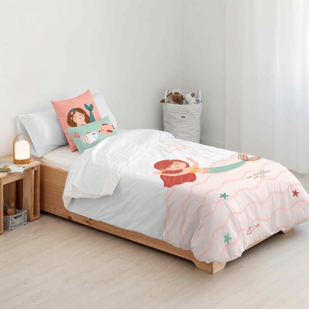 Bettbezug-Set Kids&Cotton Mosi Big Rosa 155 x 220 cm