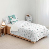 Duvet cover set Kids&Cotton Huali Small Blue 155 x 220 cm