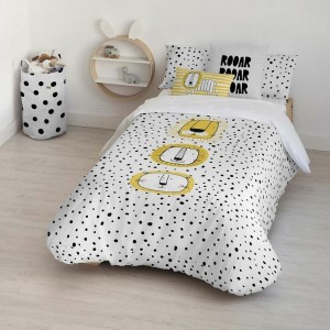 Housse de Couette Kids&Cotton Dakari Big Noir 155 x 220 cm