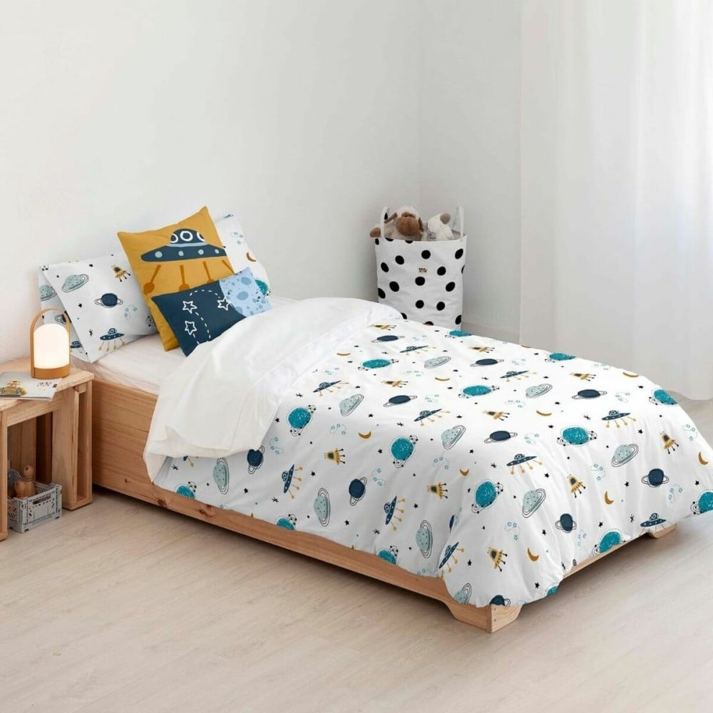 Housse de Couette Kids&Cotton Dayton Small Blanc 155 x 220 cm