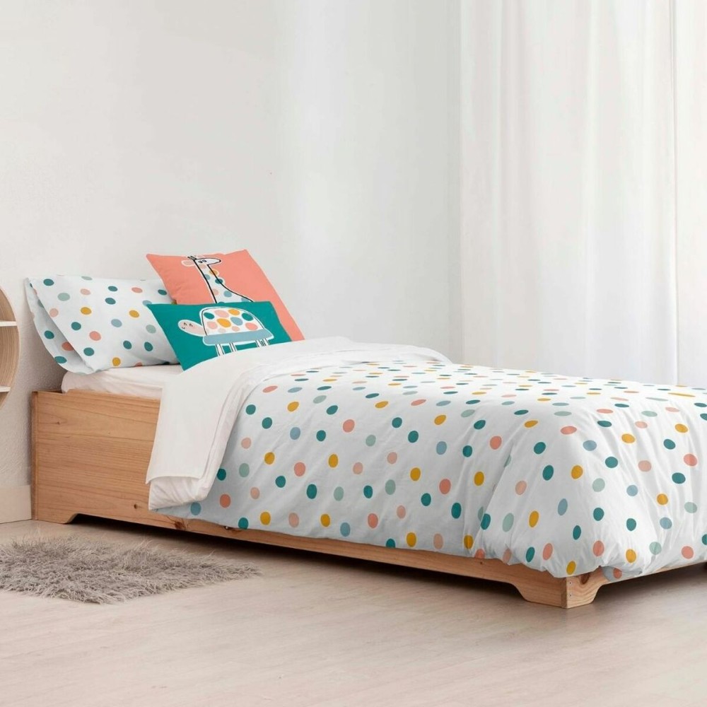 Housse de Couette Kids&Cotton Kibo Small Multicouleur 175 Fils 180 x 220 cm 180 x 240 cm