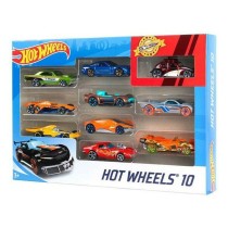 Jeu de Véhicules Hot Wheels Métal (10 Pcs)