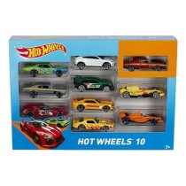 Jeu de Véhicules Hot Wheels Métal (10 Pcs)