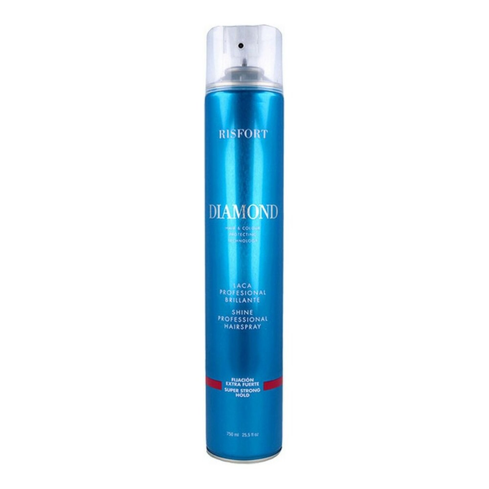 Extra Firm Hold Hairspray Diamond Risfort Diamond Laca/Spray (750 ml)