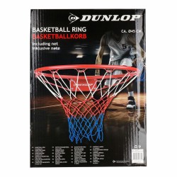 Panier de basket-ball Dunlop Bleu Blanc Rouge Ø 45 cm