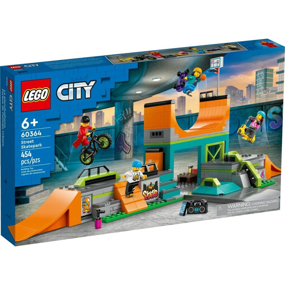 Construction set Lego 60364 Urban Skatepark 454 Pieces