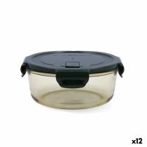 Boîte à lunch hermétique Bidasoa Infinity Ronde 970 ml Jaune verre (12 Unités)