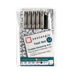 Drawing Set Talens Sakura Zentangle (12 Pieces)