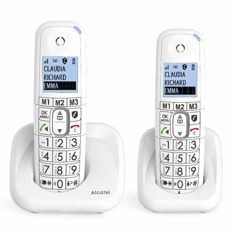 Téléphone Sans Fil Alcatel XL785 DUO Blanc Bleu