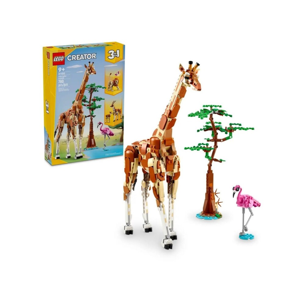 Set de construction Lego 31150 Wild Safari Animals Multicouleur 780 Pièces