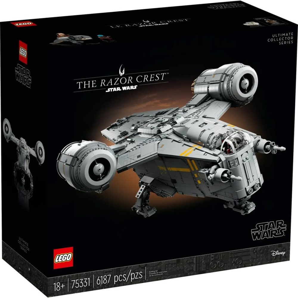 Konstruktionsspiel Lego Star Wars 75331 The Razor Crest Schwarz 6187 Stücke