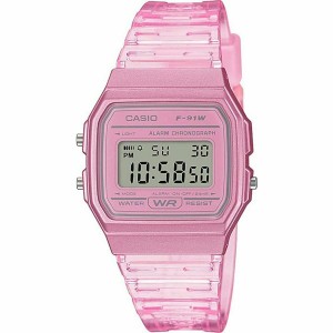 Unisex-Uhr Casio F-91WS-4EF Rosa (Ø 35 mm)