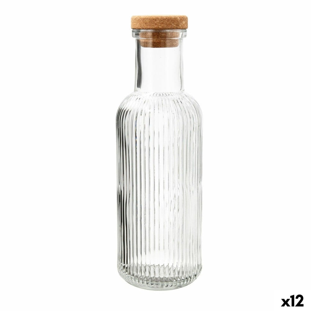 Bottle Quid Maison Transparent Glass 1 L (12 Units)