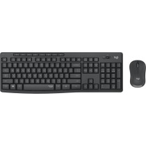 Clavier et souris sans fil Logitech MK295 Noir Espagnol Qwerty QWERTY