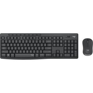 Keyboard and Wireless Mouse Logitech MK295 Black Spanish Qwerty QWERTY