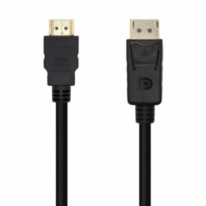 DisplayPort-zu-HDMI-Adapter Aisens A125-0459 Schwarz 1 m