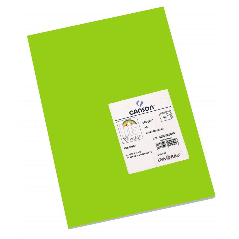 Cards Iris Fluor Lime green