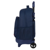 School Rucksack with Wheels BlackFit8 Authentic Blue 33 x 22 x 45 cm