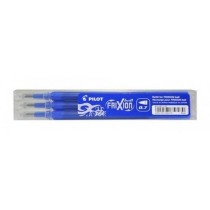 Set of spares Pilot Frixion 0,7 Pen 3 Pieces Blue (12 Units)