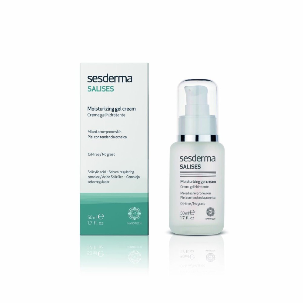 Moisturising gel cream Sesderma Salises 50 ml Combination Skin