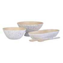 Bowl White Natural 25 x 25 x 11 cm