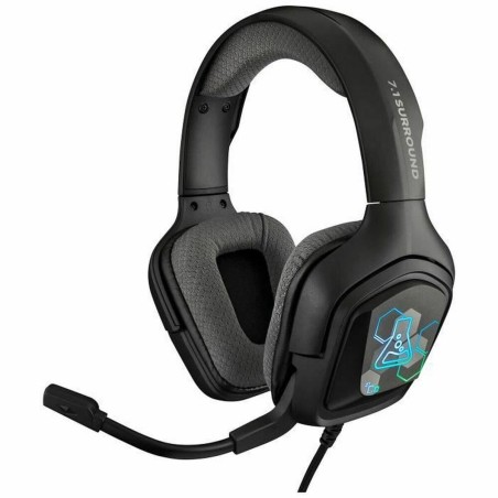 Casques avec Microphone The G-Lab KORP-COBALT-7.1 Noir Multicouleur