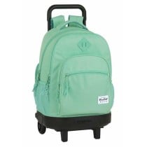 School Rucksack with Wheels Compact BlackFit8 M918 Turquoise