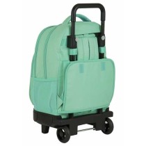 School Rucksack with Wheels Compact BlackFit8 M918 Turquoise