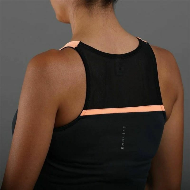 Maillot de Corps de Sport à Manches Coupe Endless  Lace  Saumon