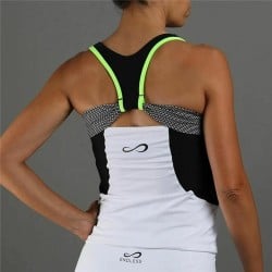 Maillot de Corps de Sport à Manches Coupe Endless Starlett Blanc