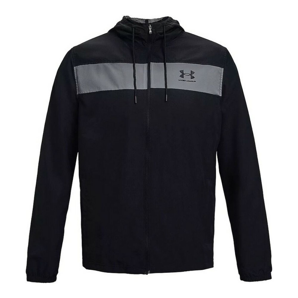 Sportjackefür Herren Under Armour Windbreaker Schwarz