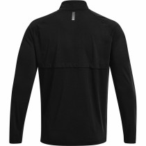 Herren Langarm-T-Shirt Under Armour STR Zip Schwarz