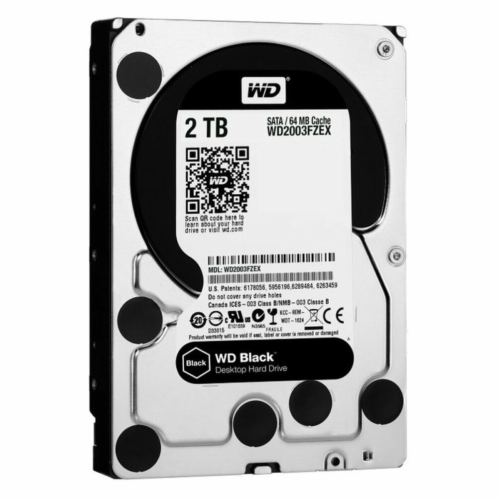 Disque dur Western Digital Black 3.5" 2 TB Sata III 7200 rpm