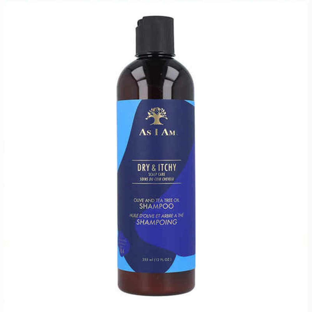 Anti-dandruff Shampoo As I Am Dry Itchy Olive Oil Tea tree 355 ml