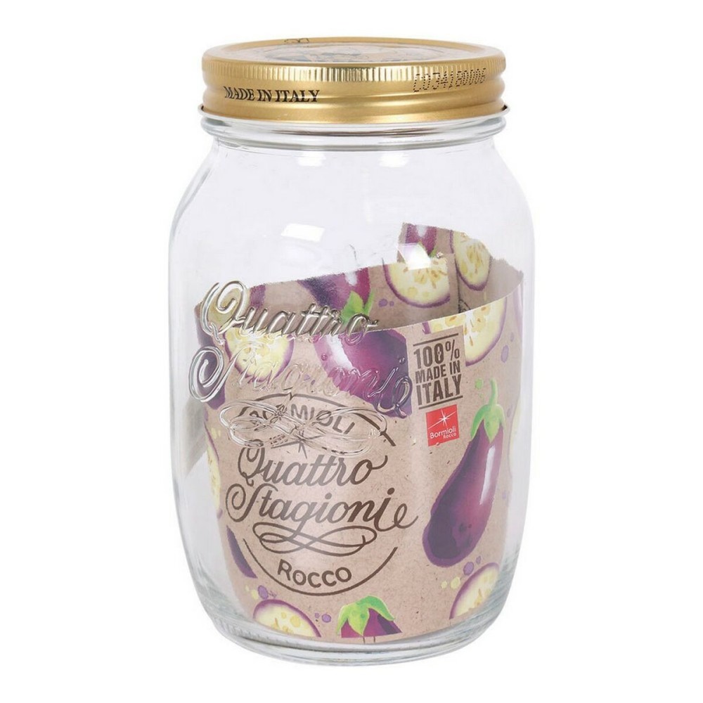 Glass Jar Bormioli 365160MDE121990 Transparent Glass 1 L Hermetic (1000 cc)