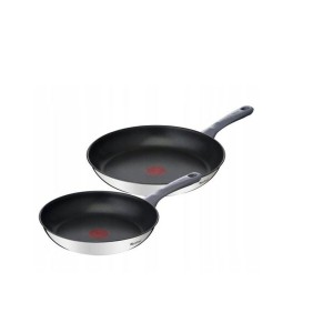 Pfanne Tefal G7132S55 Schwarz Stahl Edelstahl Ø 24 cm Ø 28 cm