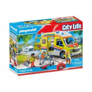 Playset Playmobil 71202 City Life Ambulance 67 Stücke