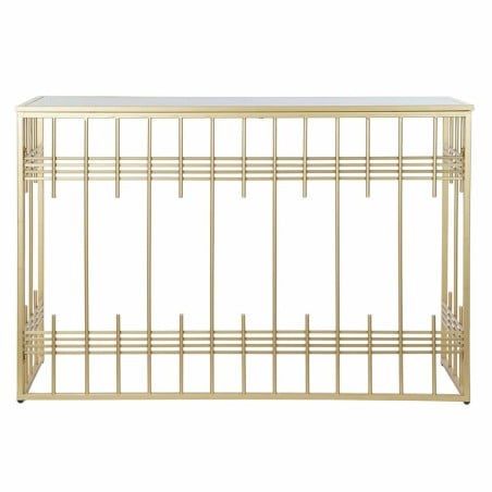 Console DKD Home Decor Crystal Black Golden Metal 120 x 40 x 81 cm