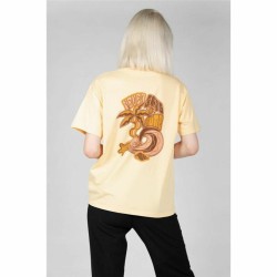 T-shirt à manches courtes femme 24COLOURS Casual Jaune