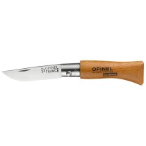 Tranchiermesser Opinel Kohlenstoffstahl Buchenholz 3,5 cm