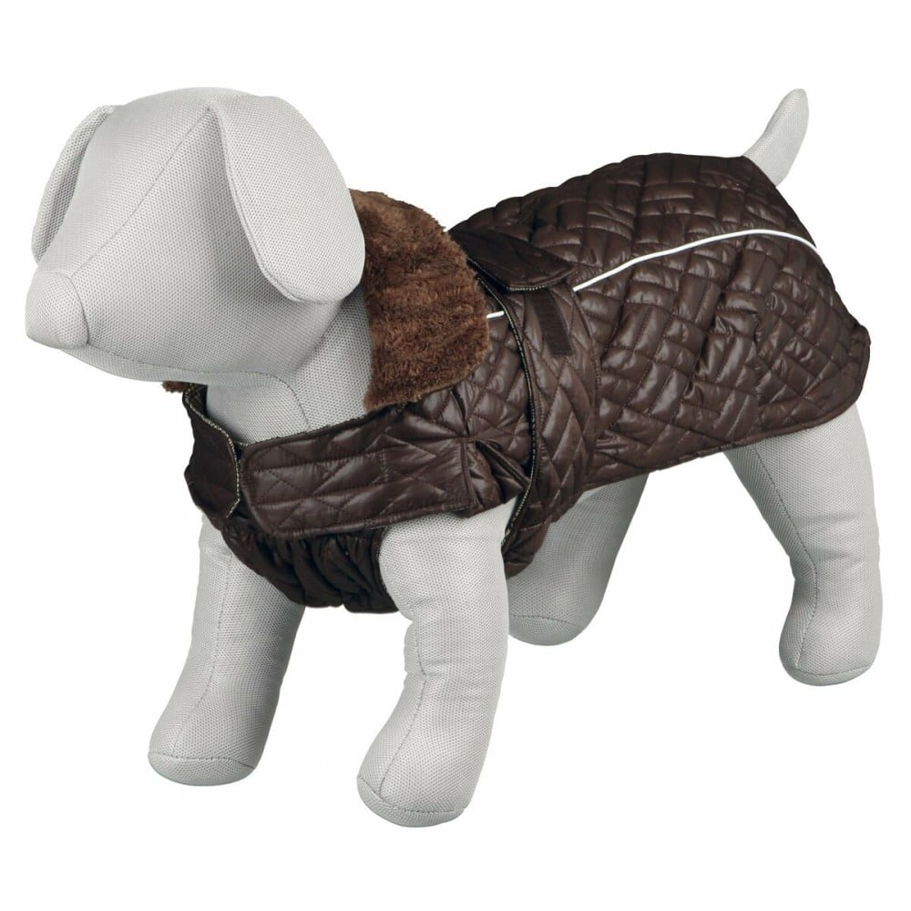 Dog Coat Trixie Rouen Brown M 48 cm