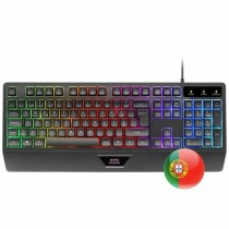 Keyboard Mars Gaming Black Spanish Qwerty