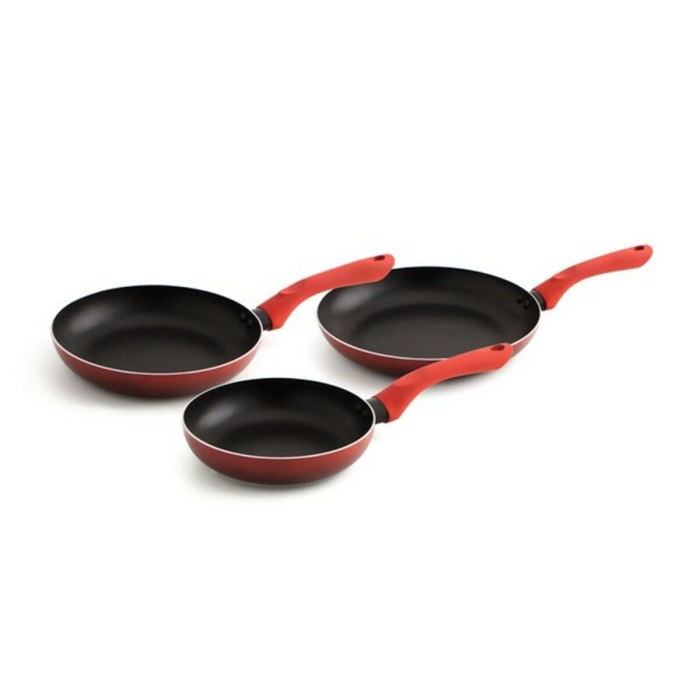 Set of pans Quid Tokio Red Metal (3 pcs)